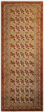 16078-Kazak Hand-Knotted/Handmade Afghan Rug/Carpet Tribal/Nomadic Authentic/ Size: 6'11" x 3'3"