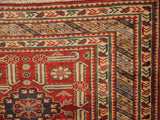 16077-Royal Kazak Hand-Knotted/Handmade Afghan Rug/Carpet Tribal/Nomadic Authentic/ Size: 5'10" x 4'9"