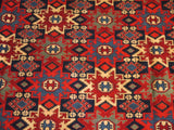 16043-Royal Shirvan Hand-Knotted/Handmade Russia Rug/Carpet Tribal/Nomadic Authentic/Size: 9'8" x 7'3"