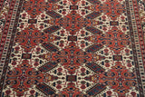 16667-Meshkin Hand-Knotted/Handmade Persian Rug/Carpet Tribal/Nomadic Authentic/ Size: 8'4" x 5'3"