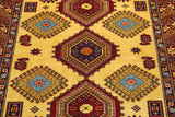 18034-Chobi Ziegler Hand-Knotted/Handmade Afghan Rug/Carpet Tribal/Nomadic Authentic/ Size: 5’11” x 4’0”