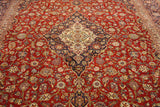 16612-Kashan Hand-Knotted/Handmade Persian Rug/Carpet Traditional/Authentic/Size: 14'0" x 10'1"