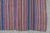 18110-Jajim Kelim Antique 1930  Hand-Knotted/Handmade Afghan Rug/Carpet Tribal/Nomadic Authentic 6'2" x 5'7"
