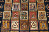 19301-Chobi Ziegler Hand-Knotted/Handmade Afghan Rug/Carpet Tribal/Nomadic Authentic/ Size: 6'8" x 4'7"