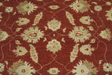 19224-Chobi Ziegler Hand-Knotted/Handmade Afghan Rug/Carpet Traditional Authentic/ Size: 7'11''x 6'7''