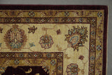 19260-Chobi Ziegler Hand-Knotted/Handmade Afghan Rug/Carpet Tribal/Nomadic Authentic/ Size: 6'7" x 6'6"