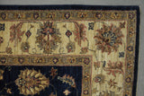 19305-Chobi Ziegler Hand-Knotted/Handmade Afghan Rug/Carpet Tribal/Nomadic Authentic/ Size: 5'1" x 5'1"