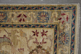 19350-Chobi Ziegler Handmade/Hand-knotted Afghan Rug/Carpet Tribal/Nomadic Authentic/ Size: 10'9" x 2'8"