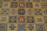 18676-Chobi Ziegler Hand-Knotted/Handmade Afghan Rug/Carpet Tribal/Nomadic Authentic/ Size: 5'9" x 6'0"