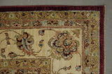19284-Chobi Ziegler Hand-Knotted/Handmade Afghan Rug/Carpet Tribal/Nomadic Authentic/ Size: 6'4" x 6'4"