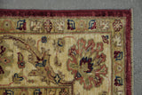 19272-Chobi Ziegler Hand-Knotted/Handmade Afghan Rug/Carpet Tribal/Nomadic Authentic/ Size: 7'8" x 5'6"