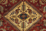 19380-Royal Shirvan Handmade/Hand-knotted Afghan Rug/Carpet Tribal/Nomadic Authentic/ Size: 6'7" x 4'9"