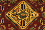 19390-Royal Shirvan Handmade/Hand-knotted Afghan Rug/Carpet Tribal/Nomadic Authentic/ Size: 7'2" x 5'0"