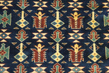 19360-Royal Shirvan Handmade/Hand-knotted Afghan Rug/Carpet Tribal/Nomadic Authentic﻿/ Size: 6'8" x 5'1"