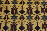 19369-Royal Shirvan Handmade/Hand-knotted Afghan Rug/Carpet Tribal/Nomadic Authentic﻿/ Size: 8'6" x 6'5"