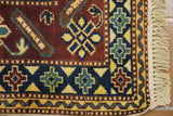 19369-Royal Shirvan Handmade/Hand-knotted Afghan Rug/Carpet Tribal/Nomadic Authentic﻿/ Size: 8'6" x 6'5"