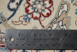18464-Nain Handmade/Hand-Knotted Rug/Carpet Traditonal Authentic/ Size: 6'9" x 4'2"