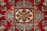 19396-Royal Shirvan Handmade/Hand-Knotted Afghan Rug/Carpet Tribal/Nomadic Authentic/ Size: 8'5" x 5'5"