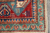 19396-Royal Shirvan Handmade/Hand-Knotted Afghan Rug/Carpet Tribal/Nomadic Authentic/ Size: 8'5" x 5'5"