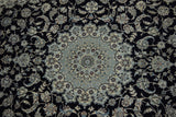 19557-Nain Hand-Knotted/Handmade Persian Rug/Carpet Traditional Authentic/ Size: 8'4" x 5'3"
