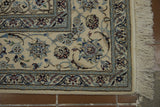 19557-Nain Hand-Knotted/Handmade Persian Rug/Carpet Traditional Authentic/ Size: 8'4" x 5'3"