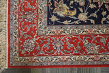 20564-Isfahan Hand-knotted/Handmade Persian Rug/Carpet Traditional Authentic/ Size: 7'9" x 5'0"