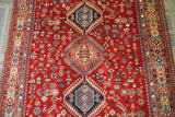 20580 - Yalameh Hand-Knotted/Handmade Persian Rug/Carpet Tribal/Nomadic Authentic/Size: 8'4" x 5'0"