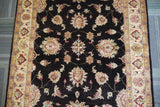 20630 -Chobi Ziegler Hand-knotted/Handmade Afghan Rug/Carpet Traditional Authentic/ Size: 5'10" x 4'4"