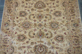 20674 -Chobi Ziegler Hand-knotted/Handmade Afghan Rug/Carpet Traditional Authentic/ Size: 7'7" x 5'8"