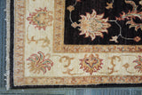 20637 -Chobi Ziegler Hand-knotted/Handmade Afghan Rug/Carpet Traditional Authentic/ Size: 5'1" x 3'3"