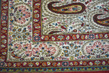 19994-Ghom Hand-knotted/Handmade Persian Rug/Carpet Traditional Authentic/ Size: 10'2" x 7'11"