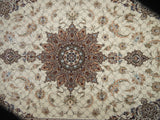 21548-Isfahan Hand-Knotted/Handmade Persian Rug/Carpet Traditional Authentic/ Size: 6'7''x 4'2''