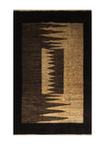 21752-Chobi Ziegler Hand-Knotted/Handmade Afghan Rug/Carpet Modern Authentic/Size: 6'9" x 5'1"