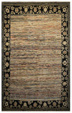 21771 - Chobi Ziegler Hand-Knotted/Handmade Afghan Rug/Carpet Modern Authentic/Size: 6'4" x 4'8"