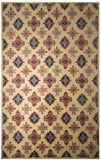 21521-Kazak Handmade/Hand-Knotted Afghan Rug/Carpet Tribal/Nomadic Authentic/ Size: 9'11" x 6'4"