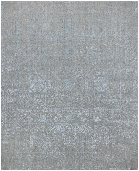 24571- Royal Vasighi Hand-Knotted/Handmade Indian Rug/Carpet Modern Authentic / Size: 10'8" x 7'9"