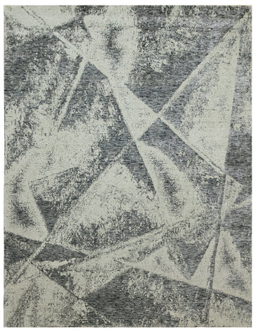 24585- Royal Vasighi Hand-Knotted/Handmade Indian Rug/Carpet Modern Authentic / Size: 7'9" x 5'0"