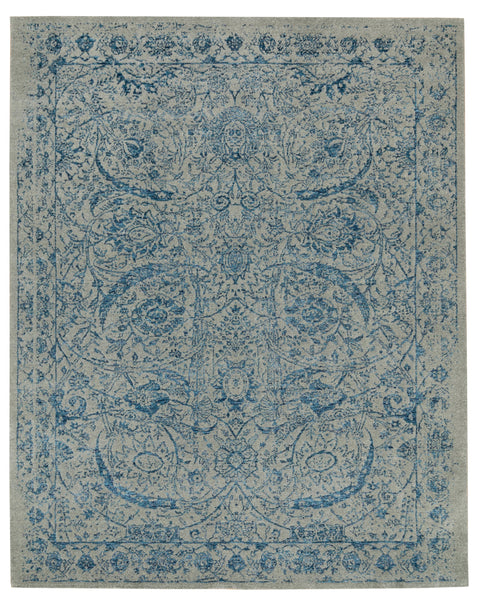 24622- Royal Vasighi Hand-Knotted/Handmade Indian Rug/Carpet Modern Authentic / Size: 11'8" x 8'9"