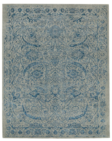 24622- Royal Vasighi Hand-Knotted/Handmade Indian Rug/Carpet Modern Authentic / Size: 11'8" x 8'9"