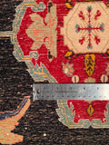 23844-Ghashgai Hand-Knotted/Handmade Persian Rug/Carpet Tribal/ Nomadic/Authentic/ Size: 2'0" x 2'2"