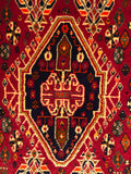23850-Ghashgai Hand-Knotted/Handmade Persian Rug/Carpet Tribal/ Nomadic/Authentic/ Size: 2'3" x 2'4"