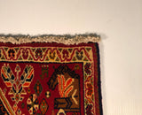 23850-Ghashgai Hand-Knotted/Handmade Persian Rug/Carpet Tribal/ Nomadic/Authentic/ Size: 2'3" x 2'4"