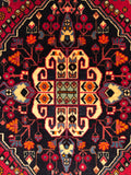 23855-Ghashgai Hand-Knotted/Handmade Persian Rug/Carpet / Tribal/ Nomadic/Authentic/ Size: 2'1" x 2'1"