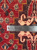 23857-Ghashgai Hand-Knotted/Handmade Persian Rug/Carpet Tribal/ Nomadic/Authentic/ Size: 2'0" x 2'1"