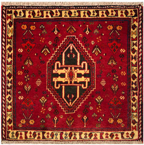 23829-Ghashgai Hand-Knotted/Handmade Persian Rug/Carpet Tribal/Nomadic/Authentic 2'1" x 1'11"