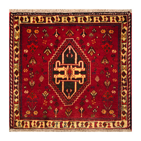 23829-Ghashgai Hand-Knotted/Handmade Persian Rug/Carpet Tribal/Nomadic/Authentic 2'1" x 1'11"