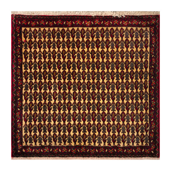23868-Ghashgai Hand-Knotted/Handmade Persian Rug/Carpet / Tribal/ Nomadic/ Authentic/ Size: 2'2" x 2'1"