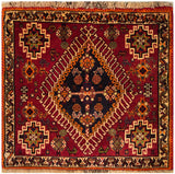 23870-Ghashgai Hand-Knotted/Handmade Persian Rug/Carpet/ Tribal/ Nomadic/Authentic/ Size: 2'1" x 2'2"