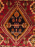 23870-Ghashgai Hand-Knotted/Handmade Persian Rug/Carpet/ Tribal/ Nomadic/Authentic/ Size: 2'1" x 2'2"