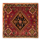 23872-Ghashgai Hand-Knotted/Handmade Persian Rug/Carpet/ Tribal/ Nomadic/ Authentic/ Size: 2'3" x 2'2"
